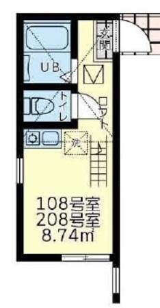 ユナイト追浜ブルターニュの物件間取画像